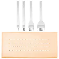 Leather Craft Tool 1/2/4/6 Prong Lacing Stitching Punch Hole (4mm) — фото 2