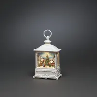 Новогодний LED фонарь со снегом Konstsmide, Снежный шар Ярмарка, Таймер — фото 3