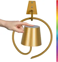 Беспроводной настенный LED светильник Faithorse (Аккумулятор), RGB, Золотой — фото 2