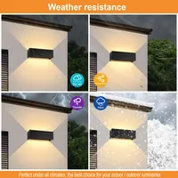 Уличный настенный LED светильник 30W Kingwen, Регулируемый луч, IP65 (Черный) — фото 6