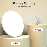 Набір з 2 LED світильників Befurglor 24Вт 28.5см (Стельові, 5000K, 2200Лм), Білий