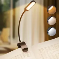 Аккумуляторная LED лампа для чтения книг на прищепке Без бренду, 3 режима, Зарядка Type-C — фото 3
