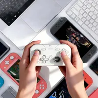 Бездротовий геймпад AceGamer Pocket (Складані стіки) для Switch/PC/Android, 6-осьовий гіроскоп, Білий — фото 4