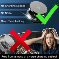 Универсальный вакуумный магнитный держатель телефона Jkoailiwi (MagSafe), 360°, На торпеду/стекло — фото 5