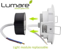 Точечный встраиваемый светильник Lumare LED 4W (Диммируемый, IP44, 2700K), Круглый — фото 4