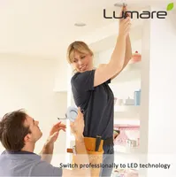 Точковий вбудований світильник Lumare LED 4W (Димерований, IP44, 2700K), Круглий — фото 3