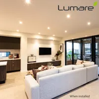 Точковий вбудований світильник Lumare LED 4W (Димерований, IP44, 2700K), Круглий — фото 7