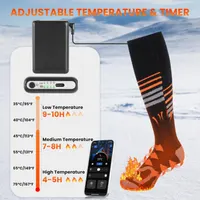 Акумуляторні шкарпетки з підігрівом LAMA (6000mAh, 4 режими, Керування з APP), Чоловічі/Жіночі — фото 6