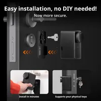 Розумний Wi-Fi замок SwitchBot Smart Lock Pro із сенсорною клавіатурою та відбитком пальця, Підтримка Matter — фото 4