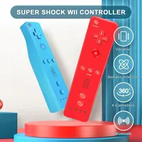 Набір контролерів AUFGLO для Nintendo Wii / Wii U (Remote + Nunchuck), Червоно-синій — фото 6