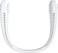 Leafless Hanging Neck Fan Handfree Air Cooler Outdoor Portable Fan Mini Hanging Neck Fan USB Charging Silent Air Cooler For Summer (White) — фото 2
