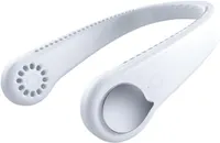 Портативный безлопастной шейный вентилятор EMEBAY, Аккумуляторный (USB), Белый