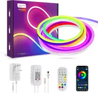 Розумна неонова LED-стрічка LUXONIC RGBIC (5 метрів), Bluetooth APP, Гнучкий неон — фото 2