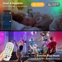 Умная неоновая LED-лента LUXONIC RGBIC (5 метров), Bluetooth APP, Гибкий неон — фото 5
