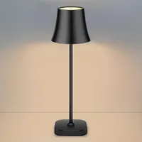 Бездротова сенсорна настільна LED лампа Без бренду (5400mAh, Димерована), Золотиста