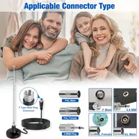 Сенсорна настільна лампа Suright з тканинним абажуром (3 режими, USB A+C), Для спальні — фото 12