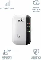 Репитер Wi-Fi HAFSI 300Mbps 2.4GHz усилитель сигнала Ethernet порт WPS точка доступа для дома квартиры