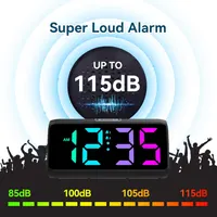 Вібро будильник Netzu Bed Shaker RGB підсвітка 2 часу гучний сигнал для людей зі сном — фото 5