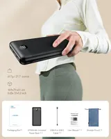 Повербанк VEGER 27000mAh 20W быстрая зарядка PD QC 3.0 4 выхода мощный аккумулятор — фото 3