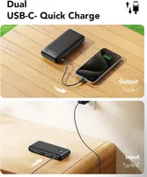Повербанк VEGER 27000mAh 20W быстрая зарядка PD QC 3.0 4 выхода мощный аккумулятор — фото 5