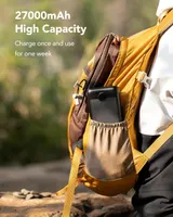 Повербанк VEGER 27000mAh 20W швидка зарядка PD QC 3.0 4 виходи потужний акумулятор — фото 6