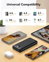 Повербанк VEGER 27000mAh 20W швидка зарядка PD QC 3.0 4 виходи потужний акумулятор — фото 7