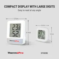 Термометр гігрометр ThermoPro TP49 смайлик комфорту цифровий датчик температури і вологості — фото 2