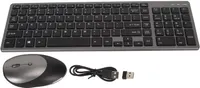 Wireless Keyboard and Mouse Combo, Full Size 102 Keys, Membrane, 2.4GHz, Laptop PC Tablet Smartphone — фото 2