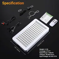 Фитолампа для растений DragonLight BW3000 полный спектр таймер 8 12 16 часов рост растений — фото 8
