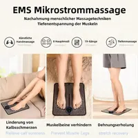 EMS масажер для ніг міостимулятор електричний складаний USB портативний відновлення м'язів — фото 3