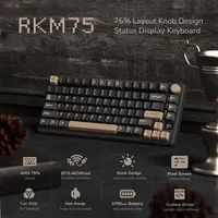 Механическая клавиатура RK Royal Kludge M75 беспроводная OLED 75 процентов Red Switch — фото 4