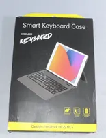 Smart Keyboard Wireless Touchpad Case For iPad 10.2/10.5 Pink — фото 7