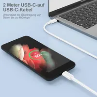 Зарядний пристрій 25W USB C для Samsung Galaxy швидка зарядка PPS кабель 2м — фото 5