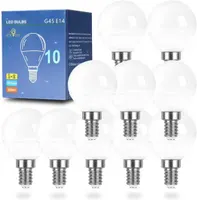 LED ламп E14 6W теплый свет без мерцания G45 шар 1 штука экономичные