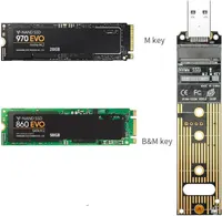 Адаптер для M2 NVMe SSD USB 3.1 корпус 2230 2280 M Key алюминий быстрый — фото 7