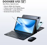 Планшет DOOGEE U12 12 FHD Android 16 24 128GB 90Hz 9000mAh клавіатура комплект — фото 5