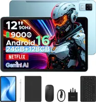 Планшет DOOGEE U12 12 FHD Android 16 24 128GB 90Hz 9000mAh клавиатура комплект — фото 4