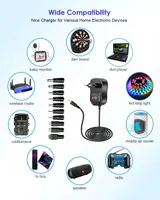 Outtag 36W Universal Power Supply 5V 2A 1A USB AC Adapter 100-240v 50-60hz DC 3V 4.5V 6V 7.5V 9V 12V Universal Power Supplies with 10 Connectors Switching Power Supply for Electronic Household — фото 6
