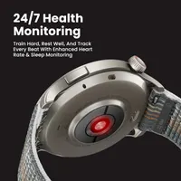 Смарт-годинник Amazfit Balance 46мм (Black) GPS, Bluetooth-дзвінки, Аналіз тіла, Alexa, Фітнес-трекер