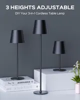 Аккумуляторная LED лампа ACKYLED 5000mAh 3 уровня высоты 3 цвета влагозащита портативная — фото 8