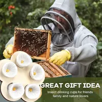 Пляшка для пиття бджіл Drinking Cup for Bees, чашки для саду, годівниця, поїлка для бджіл на відкритому повітрі — фото 5
