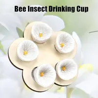 Поилка для пчёл Drinking Cup for Bees, чашки для сада, кормушка, поилка для пчёл на открытом воздухе