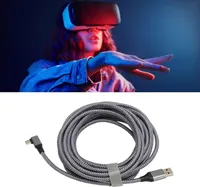 High Speed Data Transfer Cord, Flexible Safe Charging Stable Nylon Braiding VR Link Cable for VR Accessories (#3) — фото 4