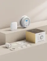 X-Sense Smart Smoke and Carbon Monoxide Alarm Combo 1 SC07-MR with 1 SBS50 Base Station, Interlinked Smoke Alarm and Carbon Monoxide Detector Compatible with X-Sense Home Security App, SC07-MR11