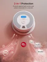 X-Sense Smart Smoke and Carbon Monoxide Alarm Combo 1 SC07-MR with 1 SBS50 Base Station, Interlinked Smoke Alarm and Carbon Monoxide Detector Compatible with X-Sense Home Security App, SC07-MR11 — фото 2