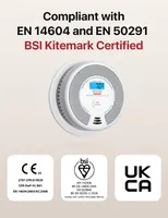 X-Sense Smart Smoke and Carbon Monoxide Alarm Combo 1 SC07-MR with 1 SBS50 Base Station, Interlinked Smoke Alarm and Carbon Monoxide Detector Compatible with X-Sense Home Security App, SC07-MR11 — фото 8