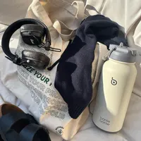 Термопляшка BOTTLE BOTTLE 950 мл з контейнером для таблеток, Сіра — фото 8