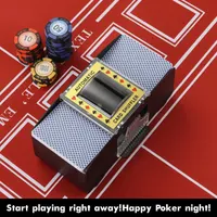 Automatic Card Shuffler 1/2 Decks,Electric Battery-Operated Poker Card Shuffler,Playing Card Shuffler for Home Card Game,Travel — фото 8