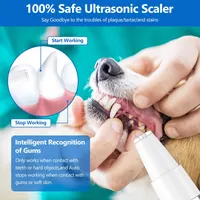 Ni-SHEN Dog Teeth Cleaning Kit, Pet Tooth Cleaner Dental Care Tartar Plaque Remover for Dogs and Cats(White) — фото 4