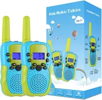 Дитячі рації Selieve (2 шт.), до 5 км, 22 канали, з ліхтариком та LCD-дисплеєм, для ігор, кемпінгу, походів — фото 3